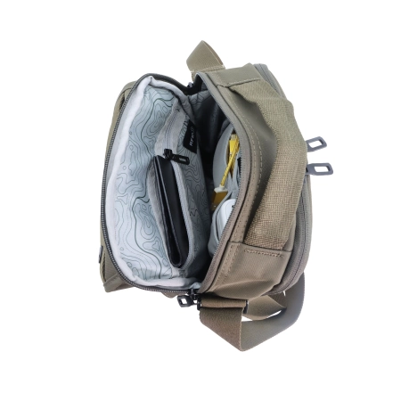 Torba na ramię z rączką Discovery Downtown khaki